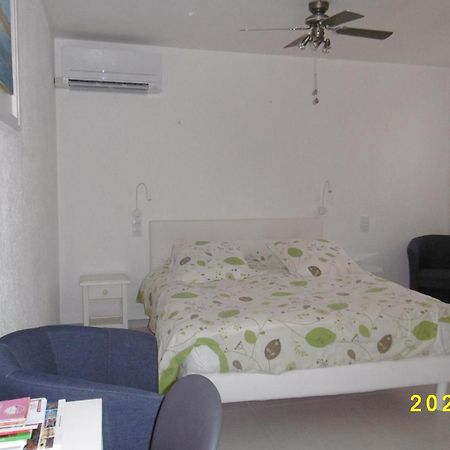 Rez De Chaussee Studio Climatise Dans Villa Айга-Мортас Екстериор снимка